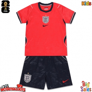 England Replica Away Stadium Kit for Kids World Cup 2026 Short Sleeve (+ pants)